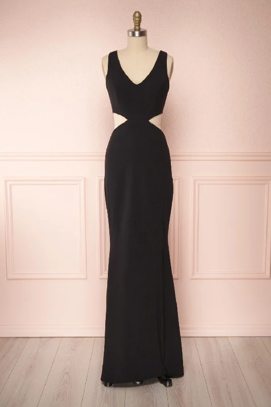 women's velvet dressesKiira Black | Mermaid Gown