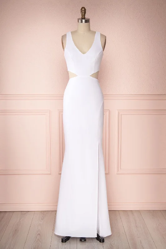 women's fair-trade dressesKiira White | Mermaid Gown