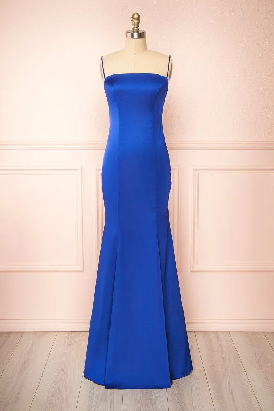 women's lace dressesNaomie Blue | Silky Mermaid Gown