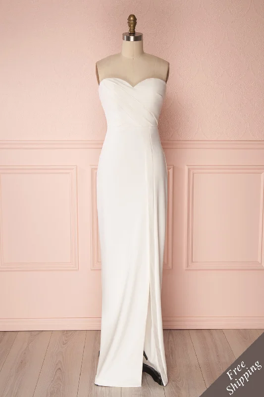 women's high-end dressesYsati | Off-White Gown